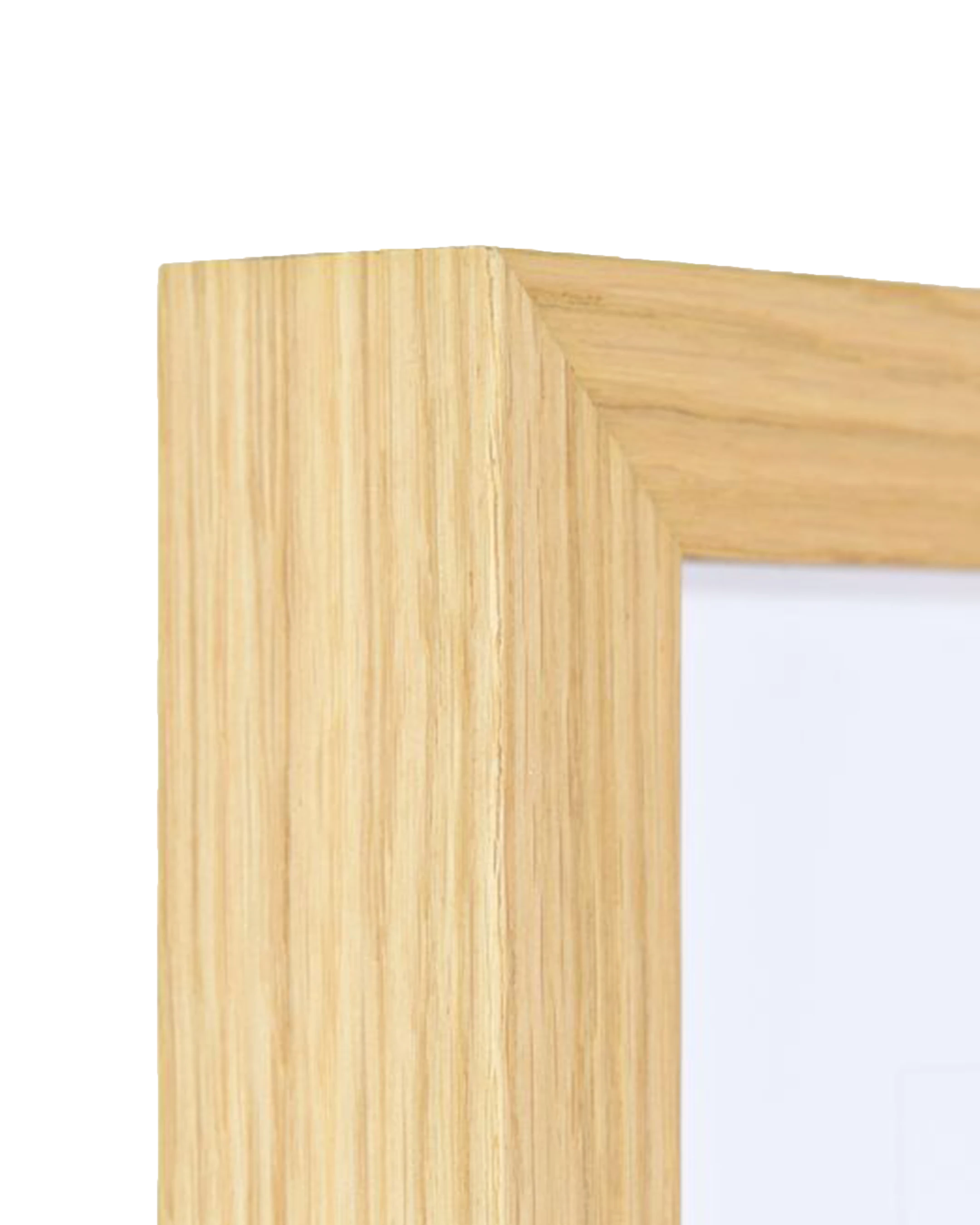Marco de madera Leonie roble – vista de detalle
