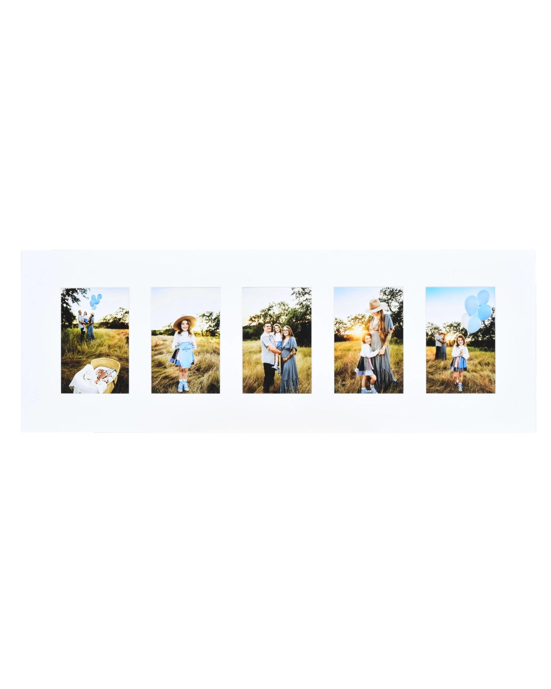 Paspartú multifoto Claire 25x70 cm
