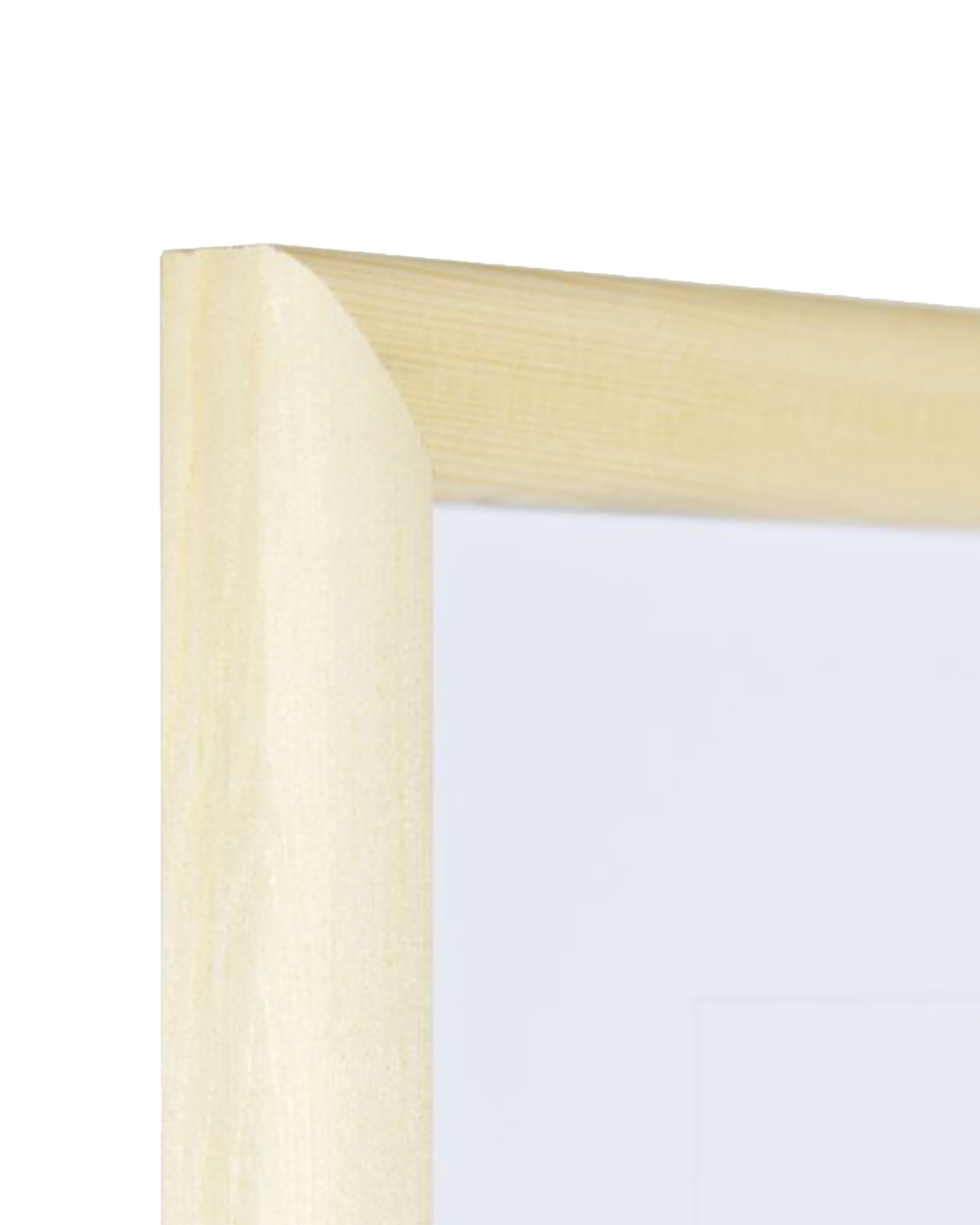 Marco de madera Frieda natural – vista de detalle