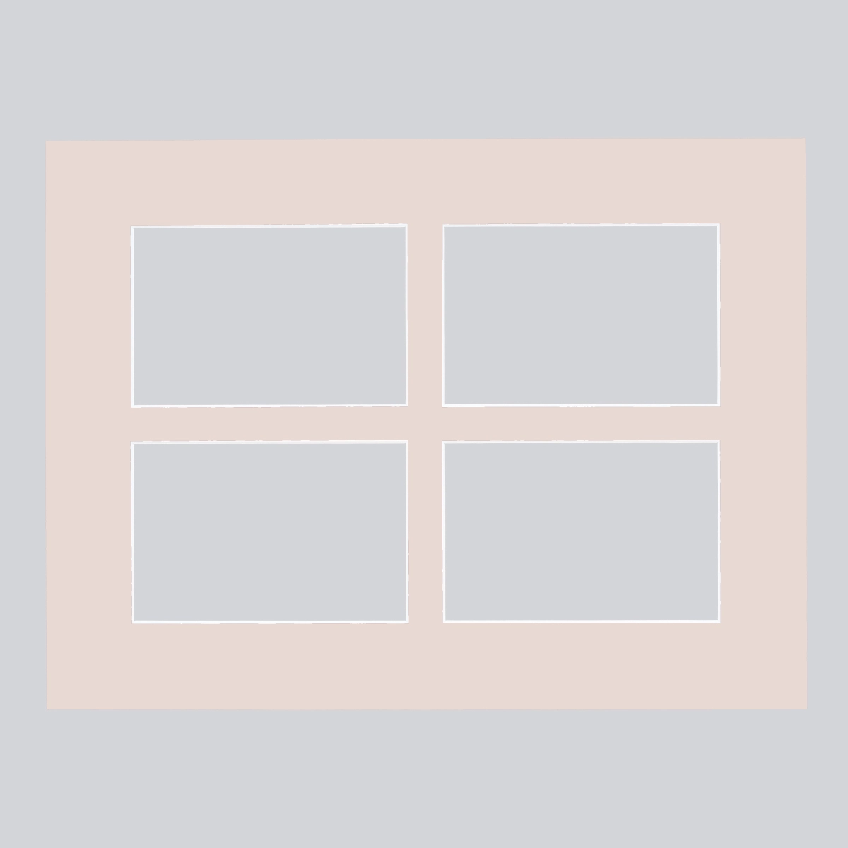 Paspartú collage Alice 30x40 cm