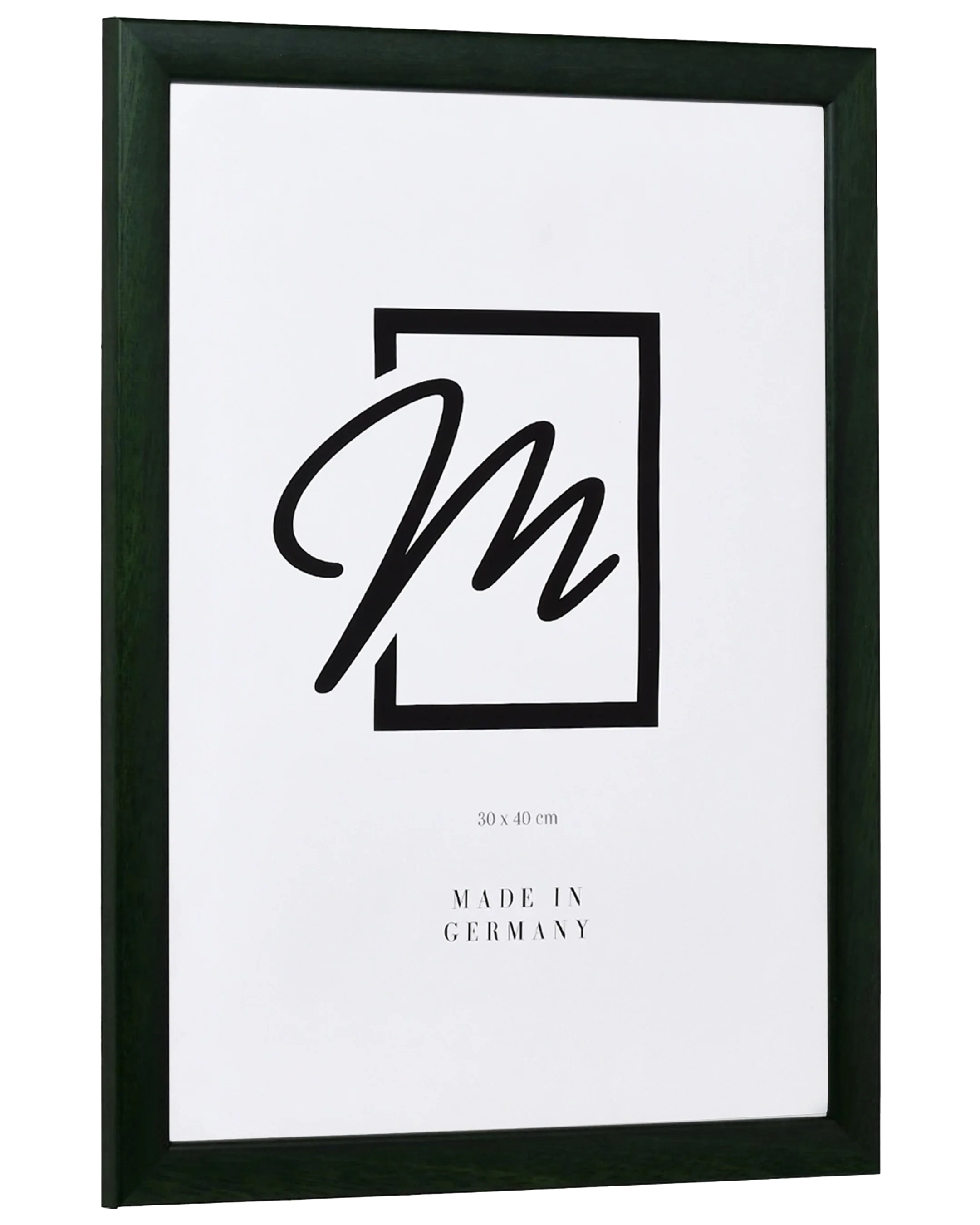 Marco de madera Greta verde abeto – vista lateral