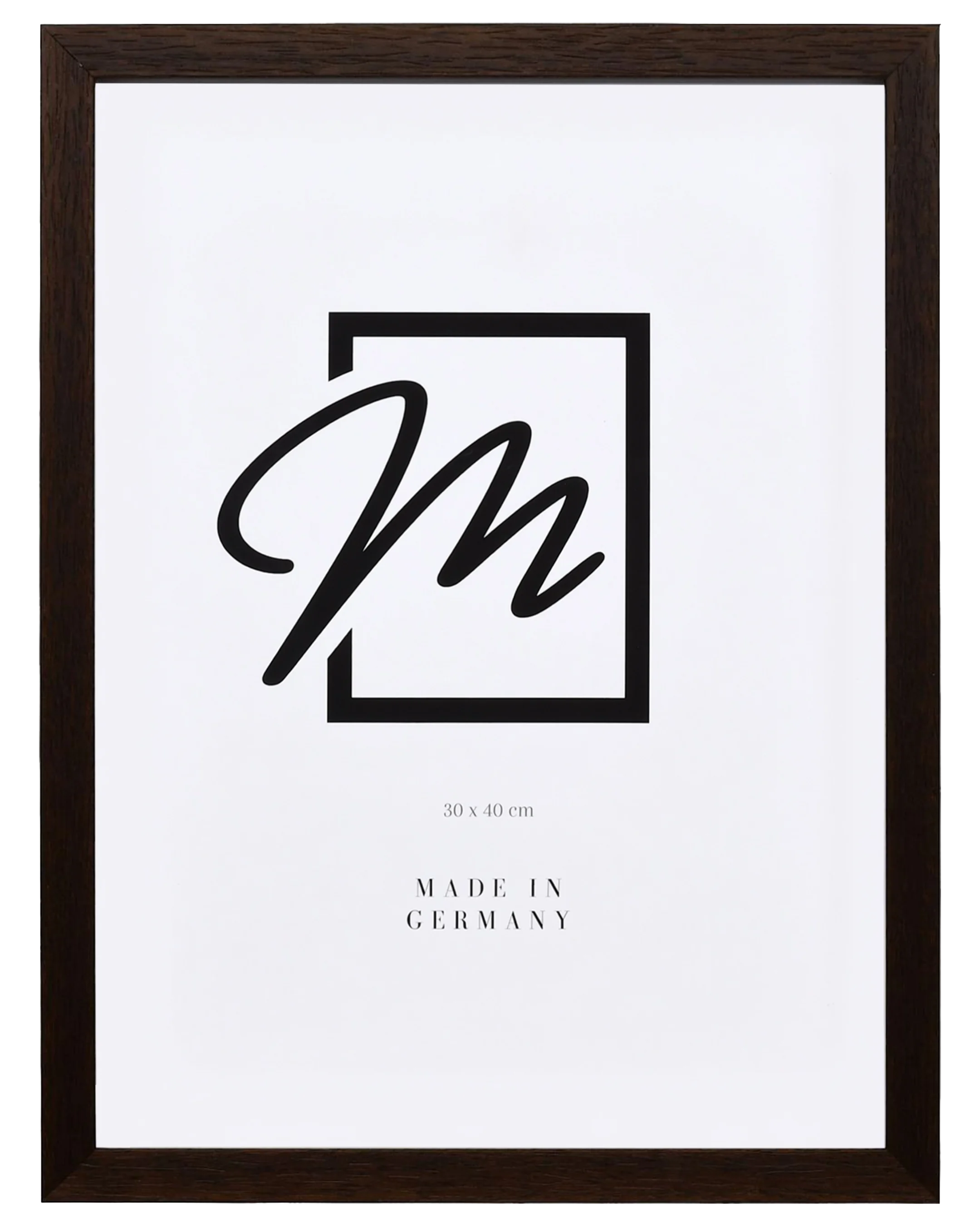Marco de madera Elva wenge – vista frontal