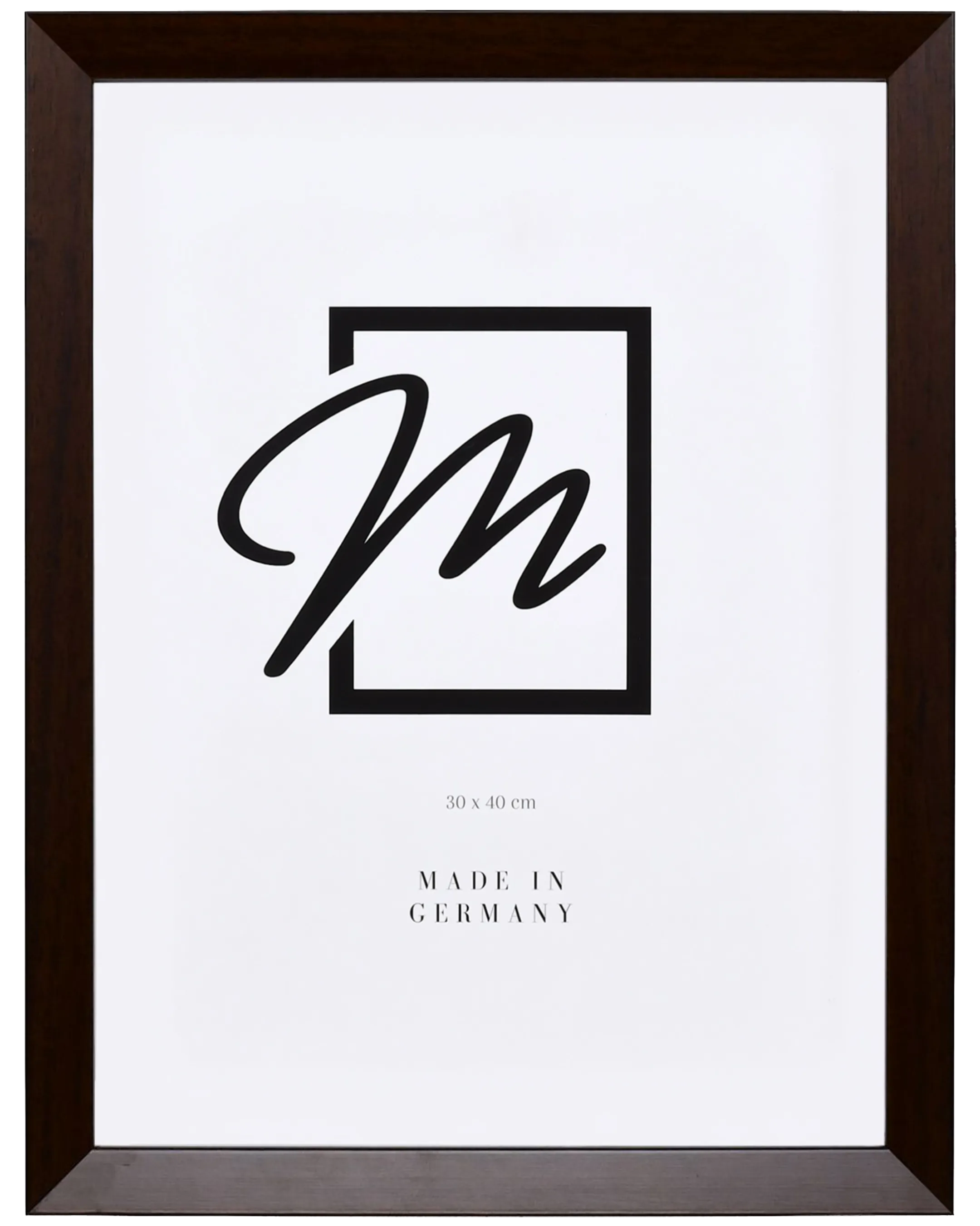 Marco de madera Nora wenge – vista frontal
