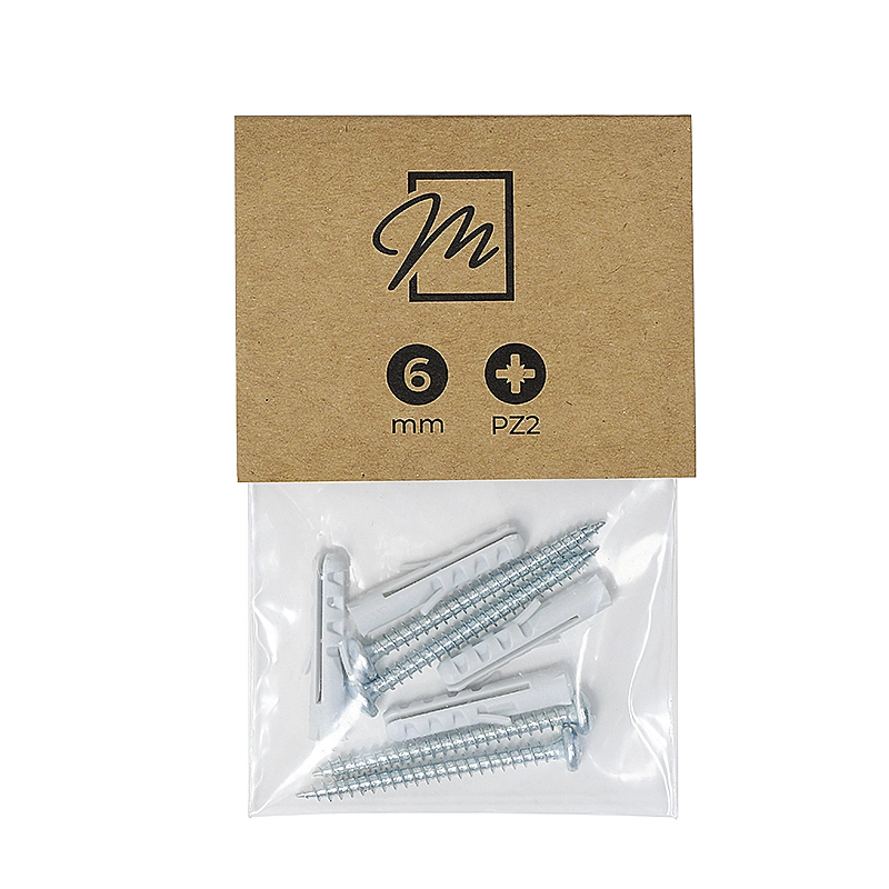 Kit de montaje de accesorios (4x tornillos de 4,0 x 45 mm + 4 tacos de ⌀ 6 mm)