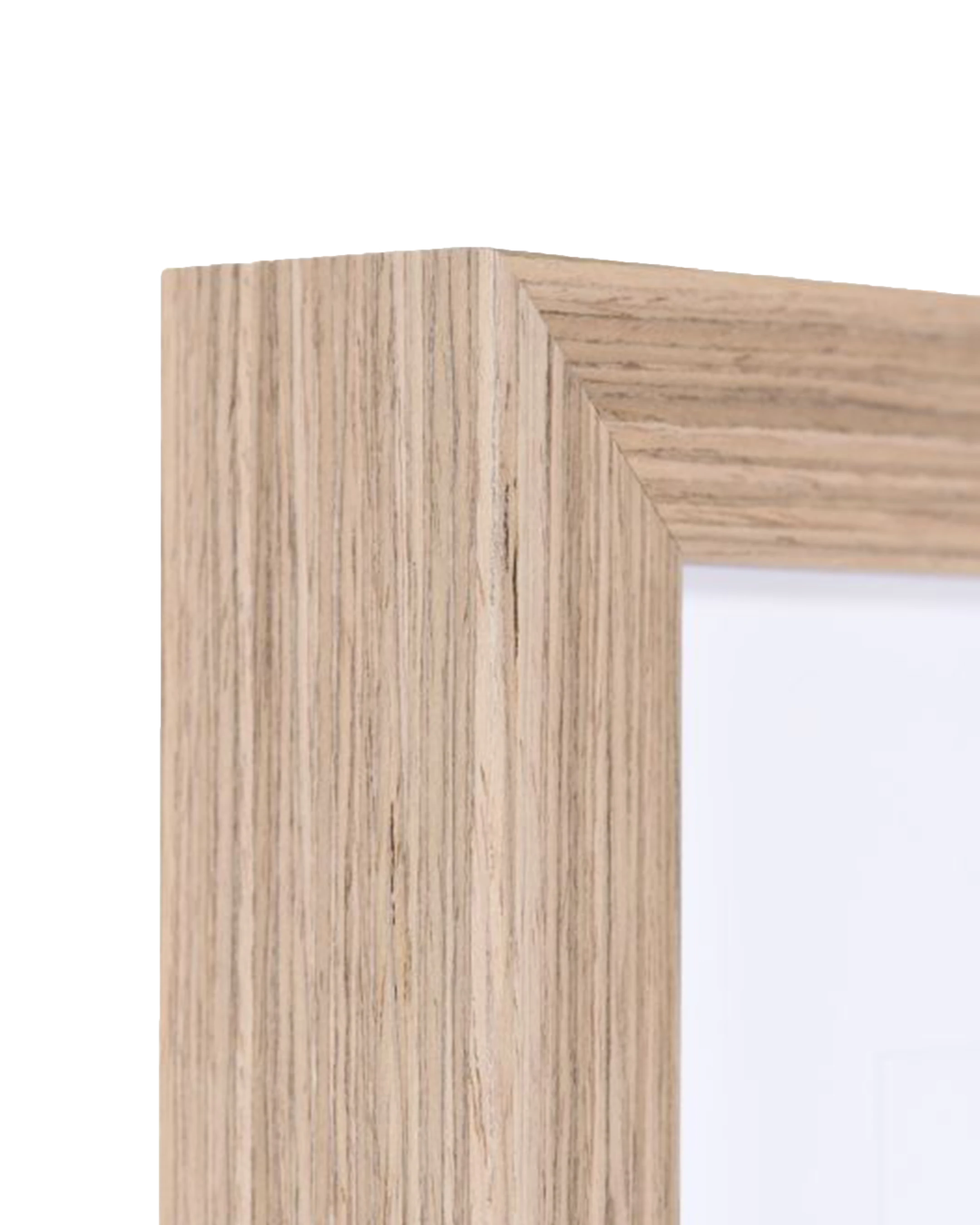 Marco de madera Leonie nogal – vista de detalle