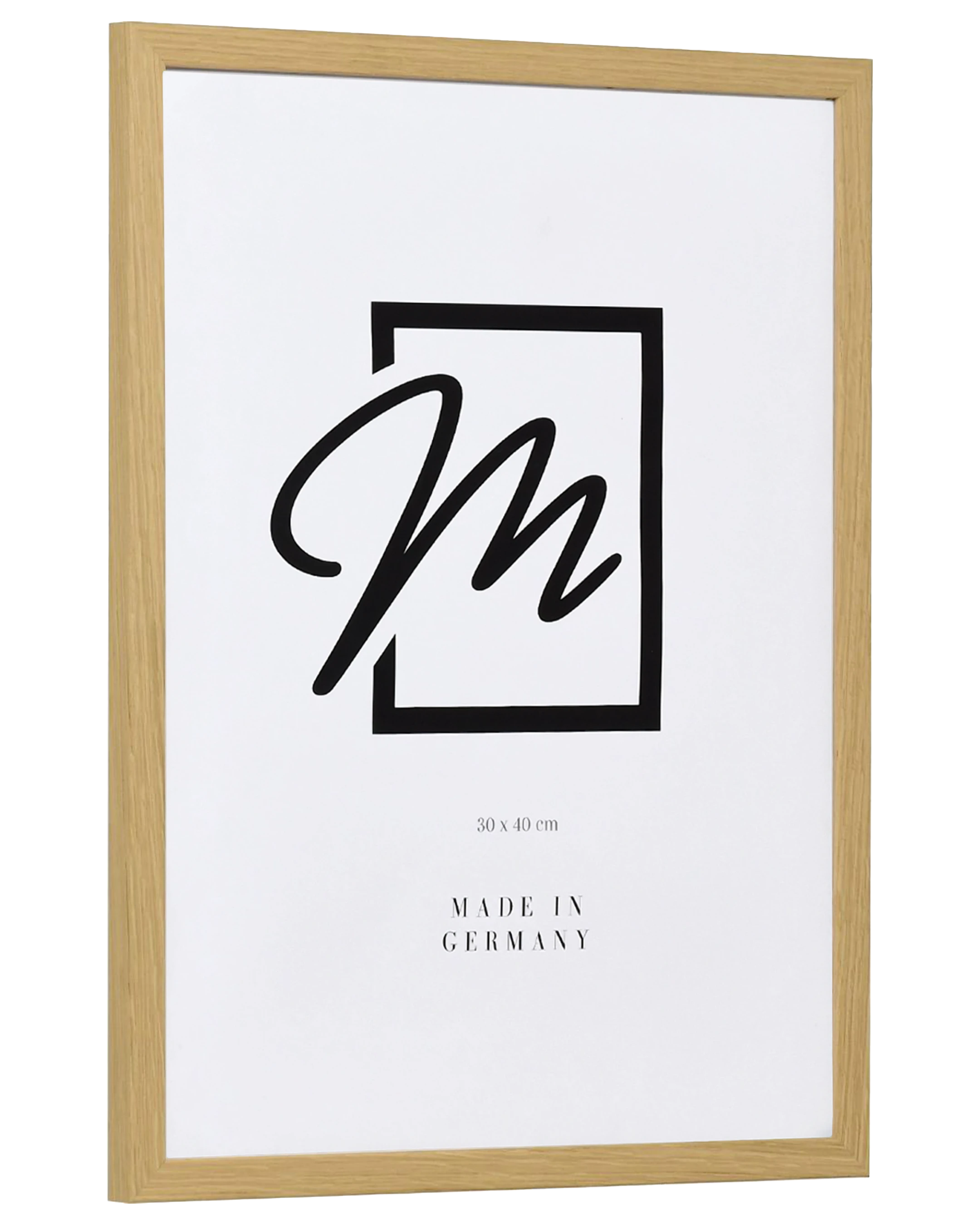 Marco de madera Sophie roble – vista lateral