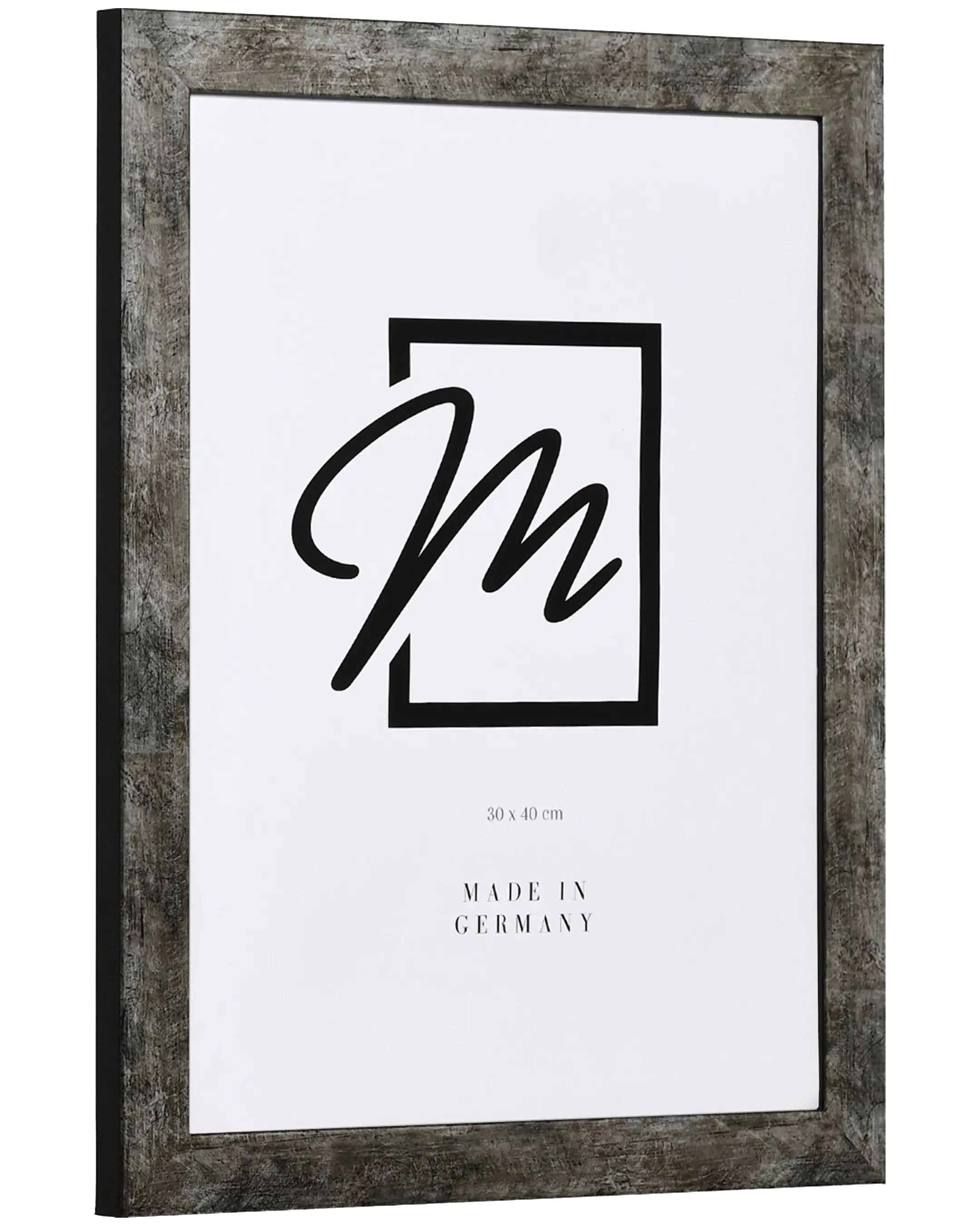 Marco de madera Alina antracita – vista lateral