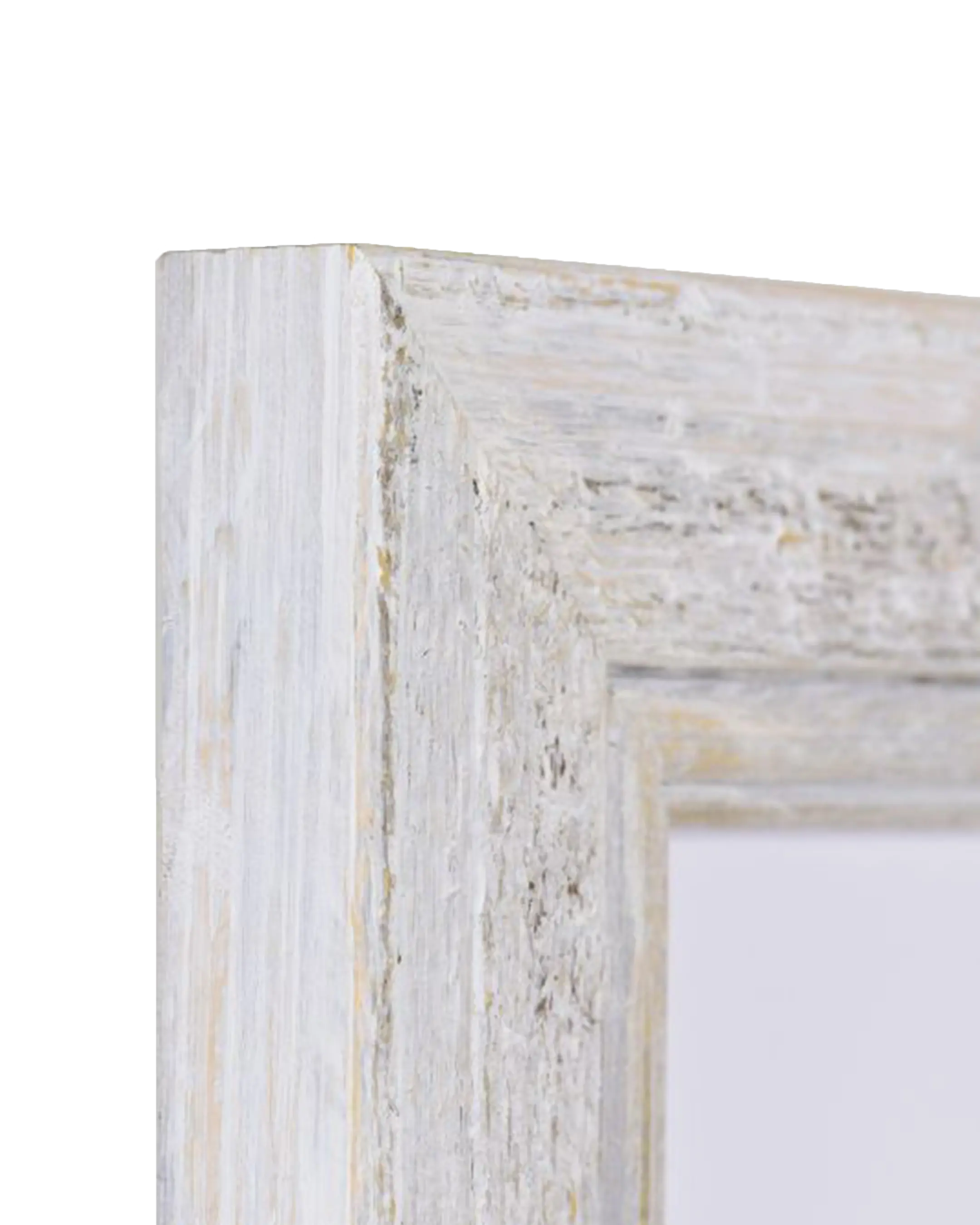 Marco vintage de madera Insa blanco – vista de detalle