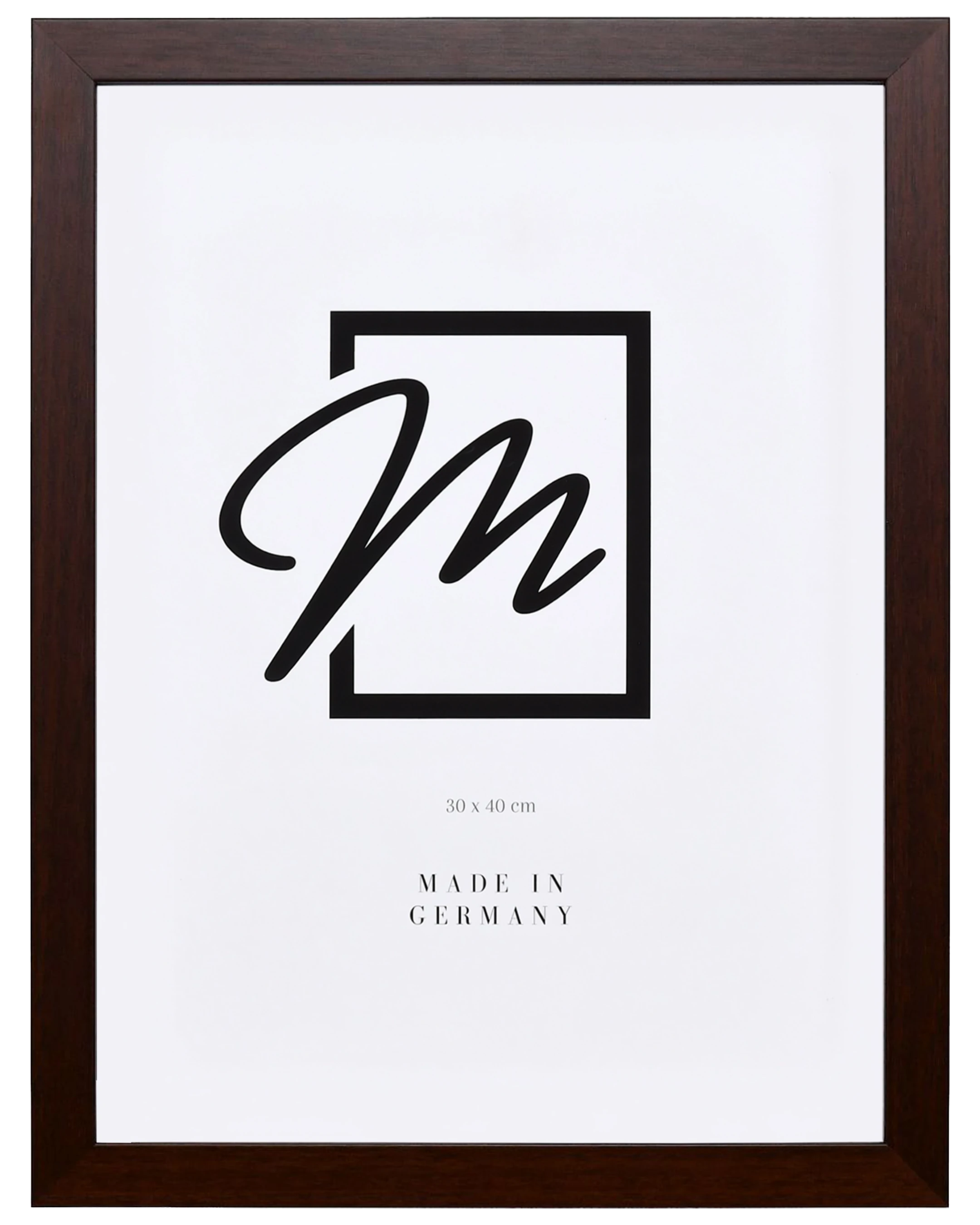 Marco de madera Emma wenge – vista frontal