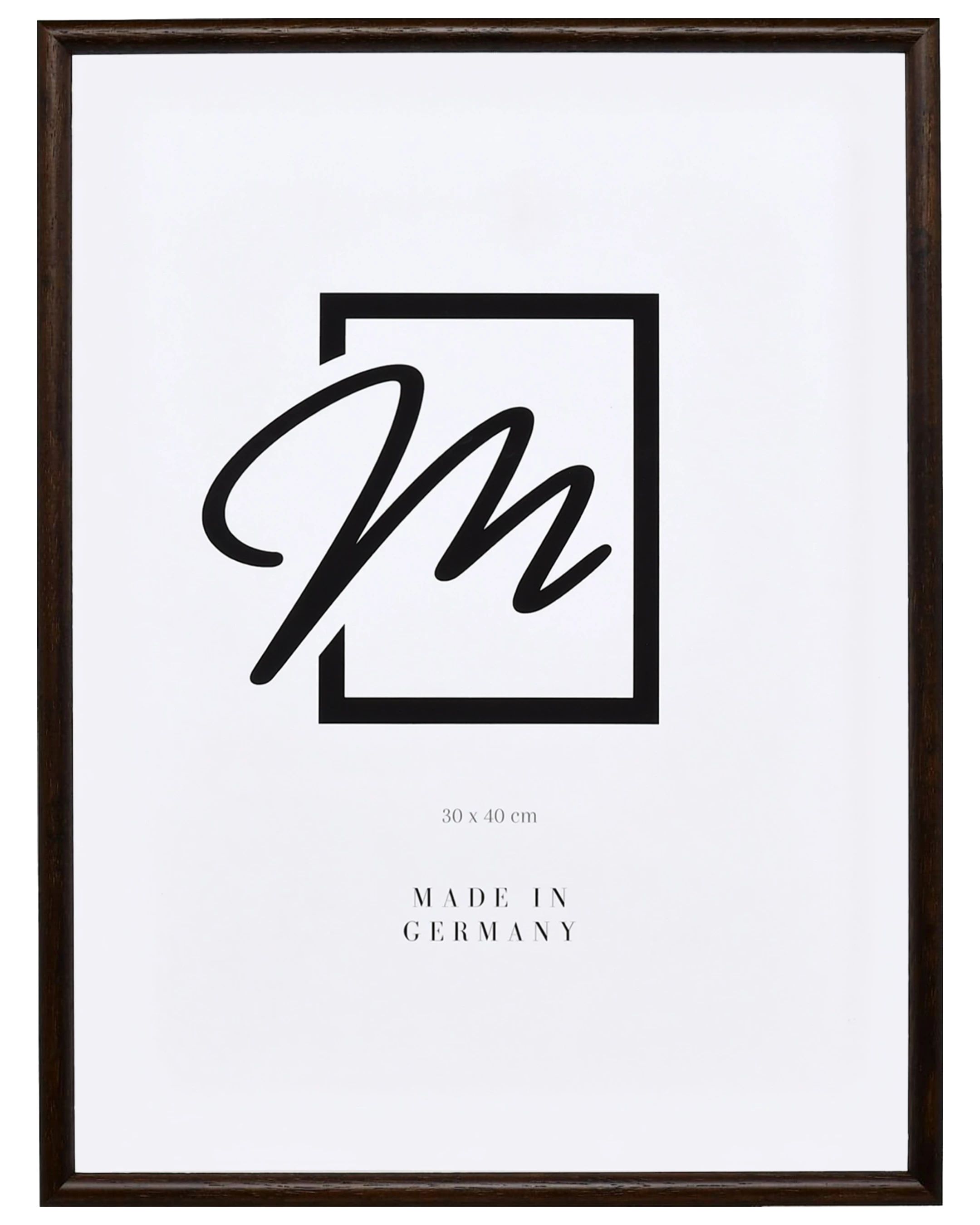 Marco de madera Ava wenge – vista frontal