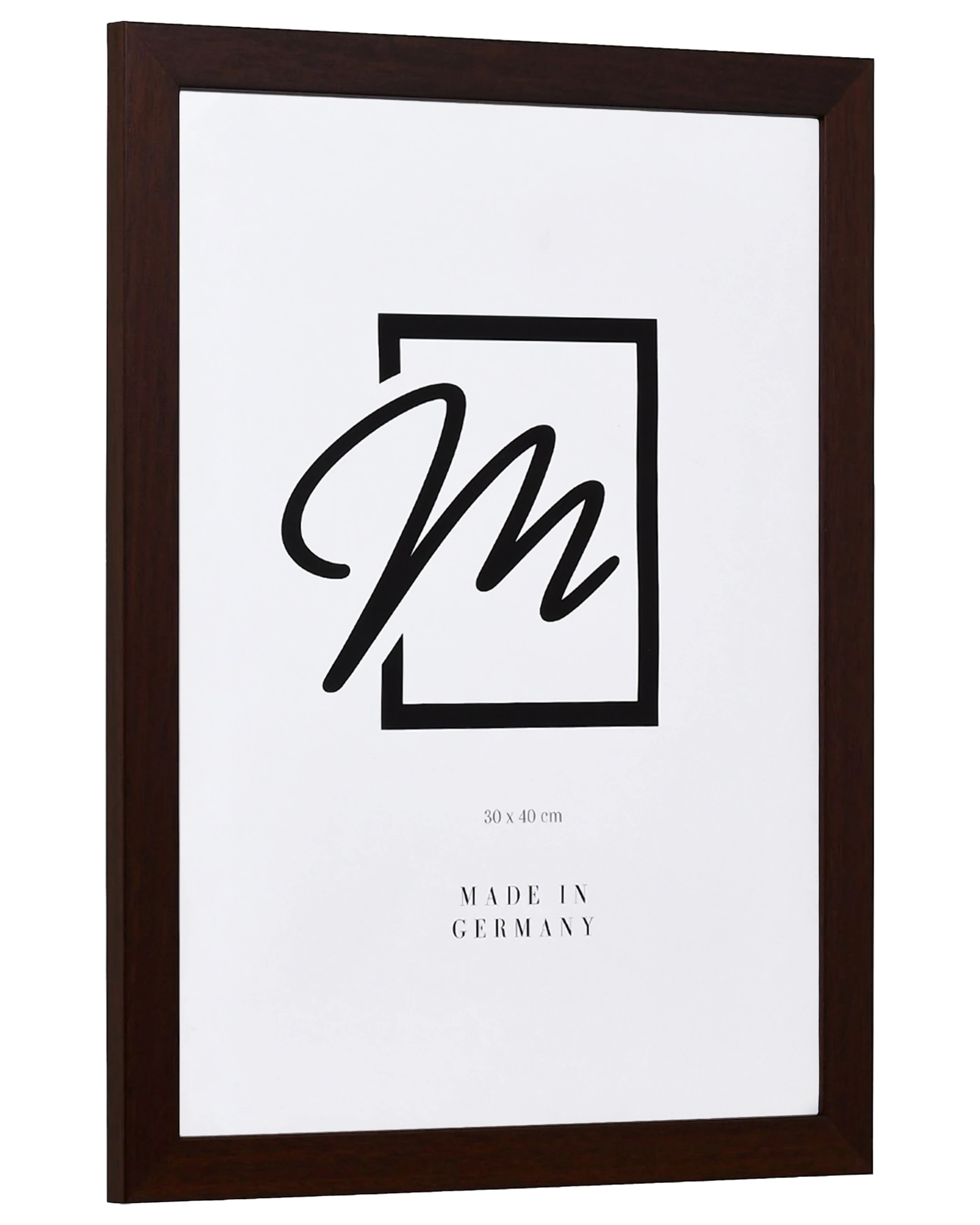 Marco de madera Emma wenge – vista lateral