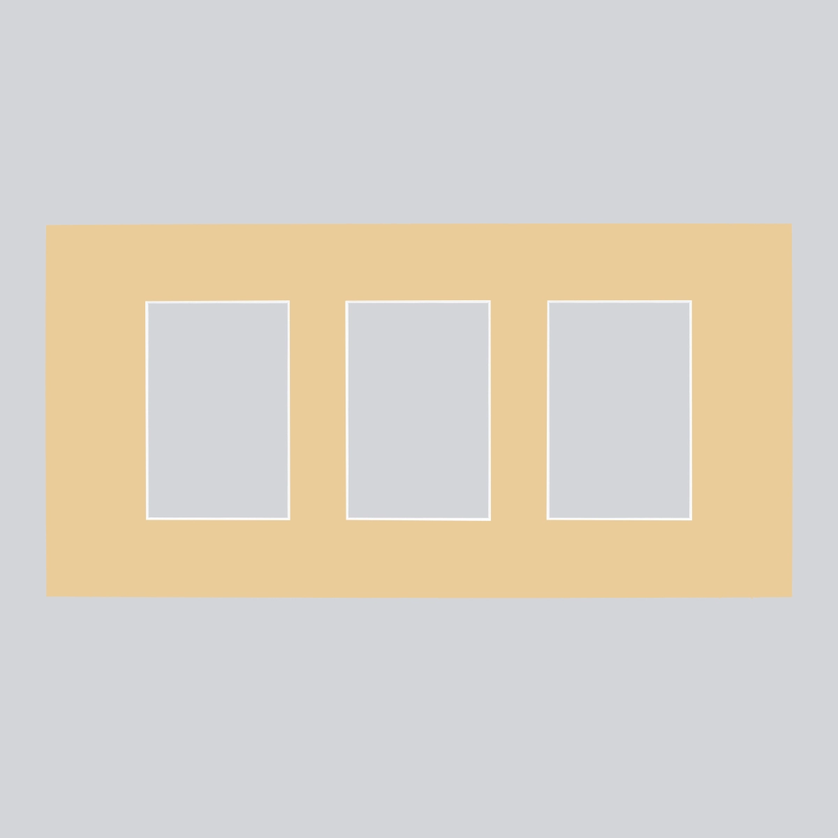 Paspartú multifoto Adèle 25x50 cm
