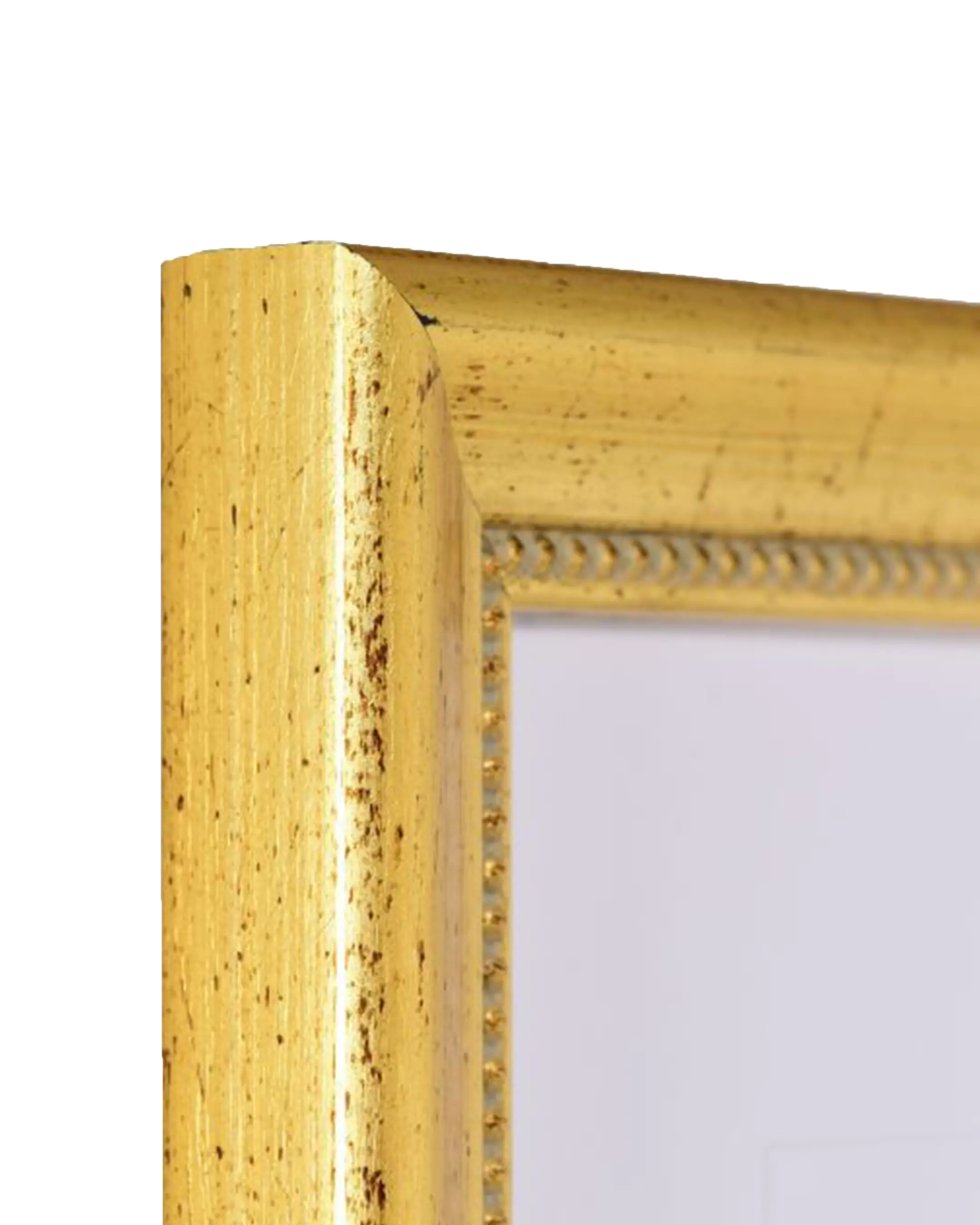 Marco barroco de madera Pia oro – vista de detalle