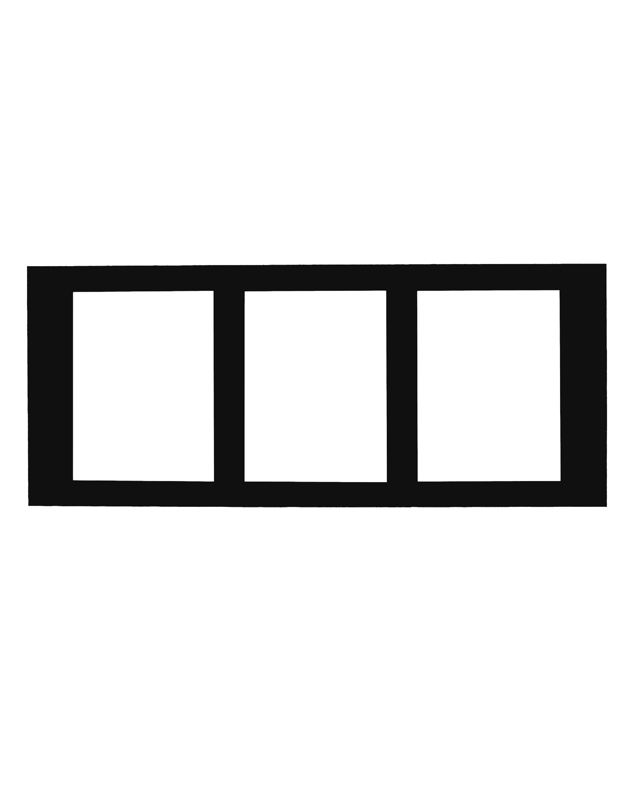 Paspartú multifoto Noelle 25x60 cm Night 10 – vista frontal