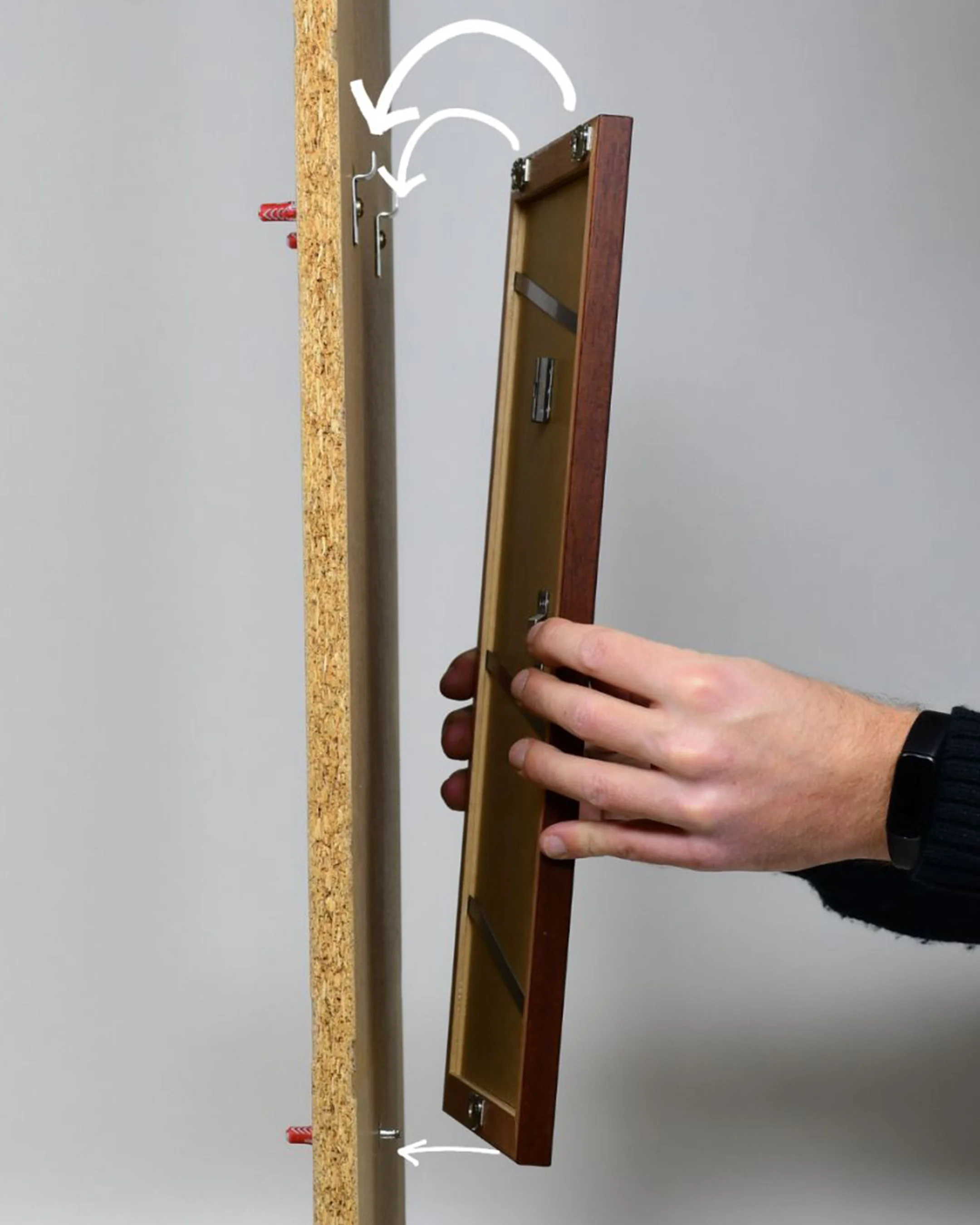 Sistema antirrobo para marco de madera hasta 50x70cm