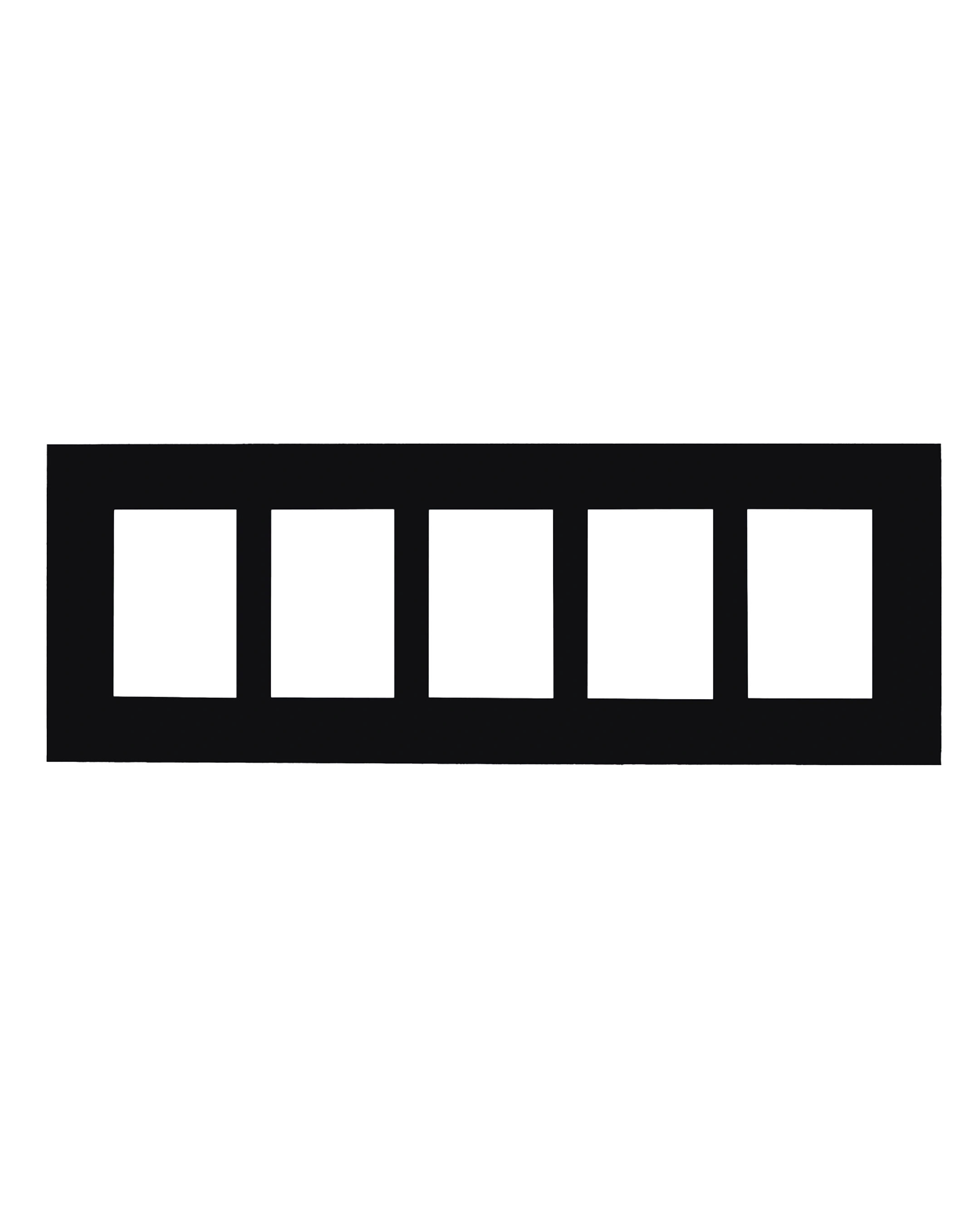 Paspartú multifoto Claire 25x70 cm Night 10 – vista frontal