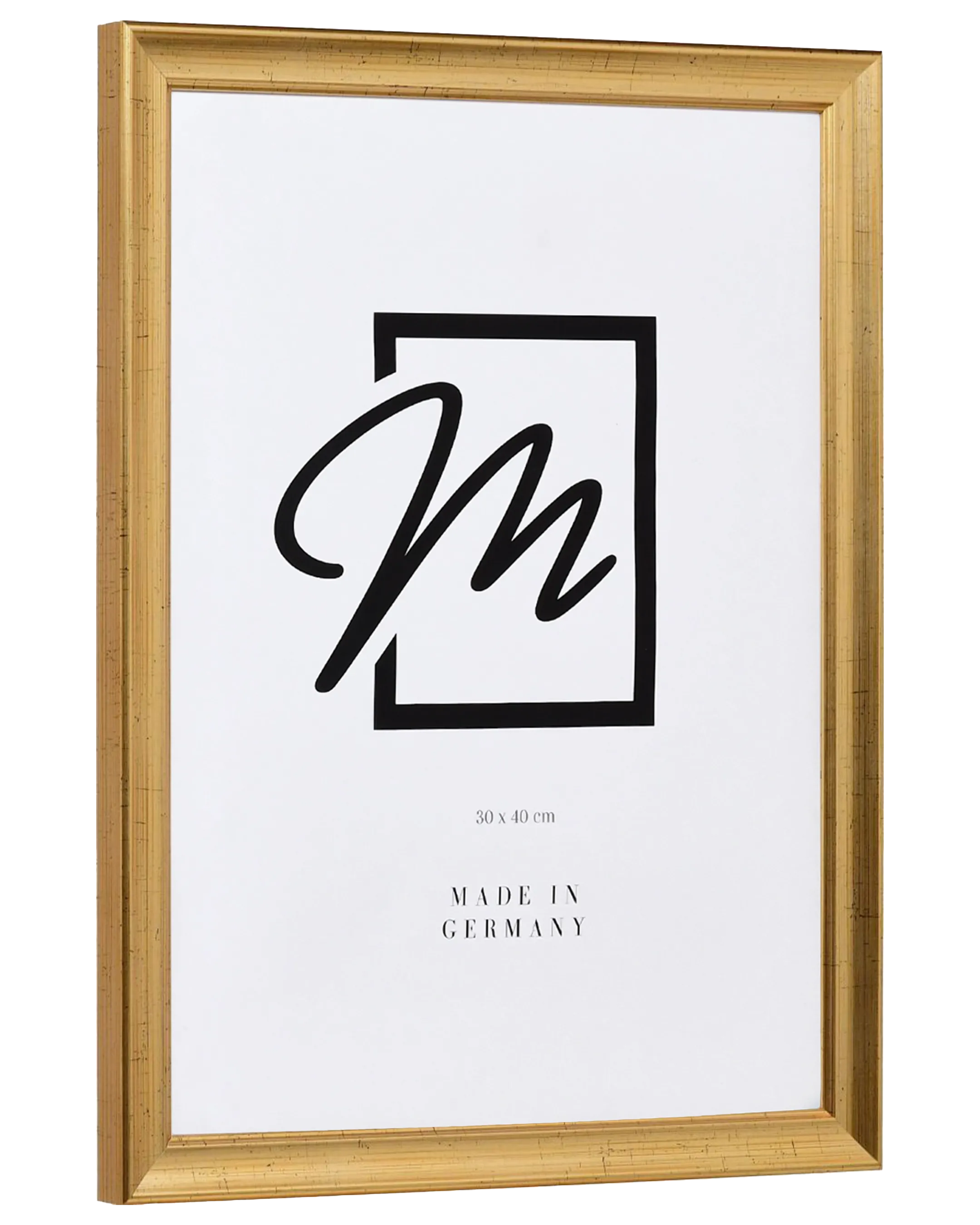 Marco de madera Kaja dorado antiguo – vista lateral