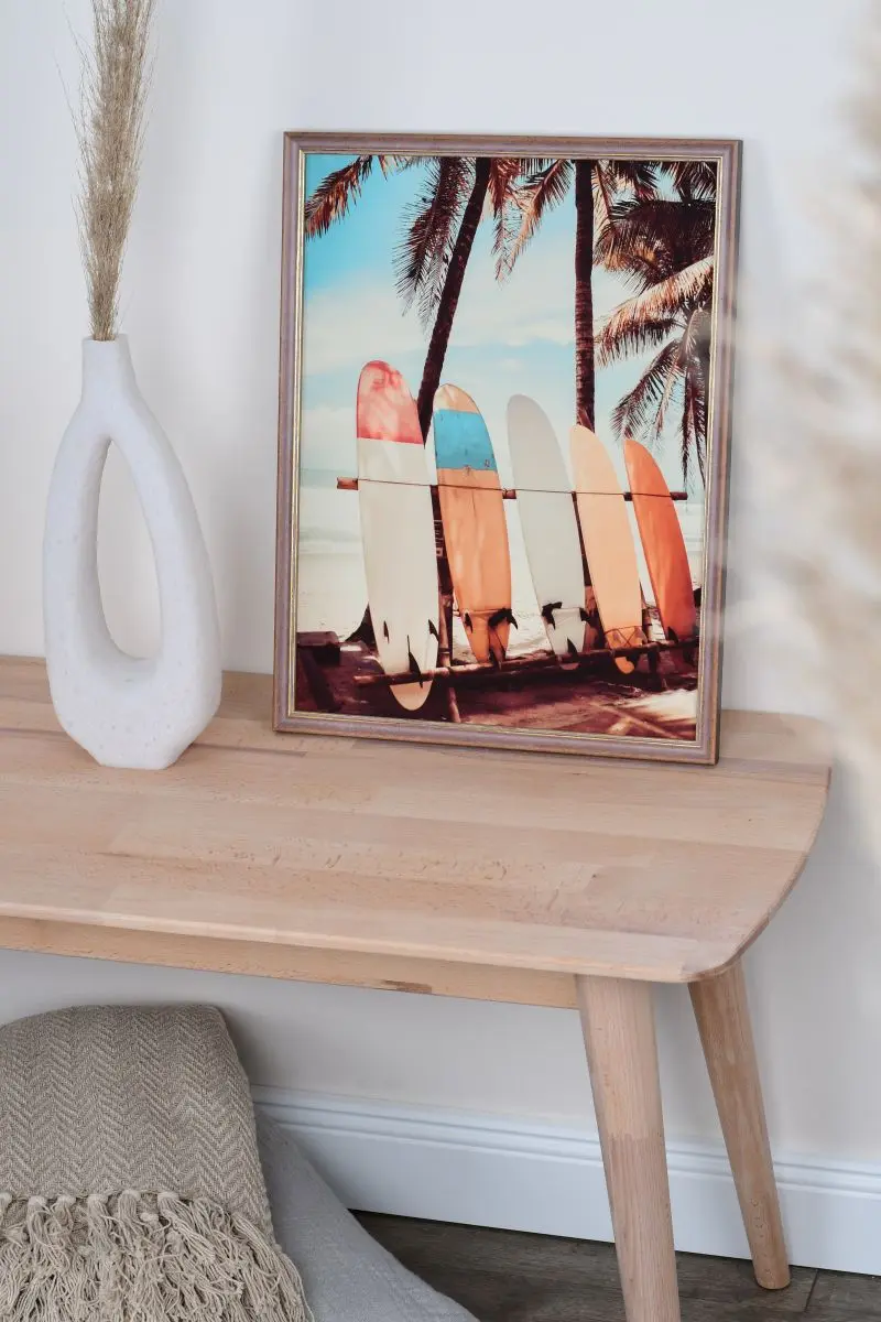 Marco vintage de madera Alma