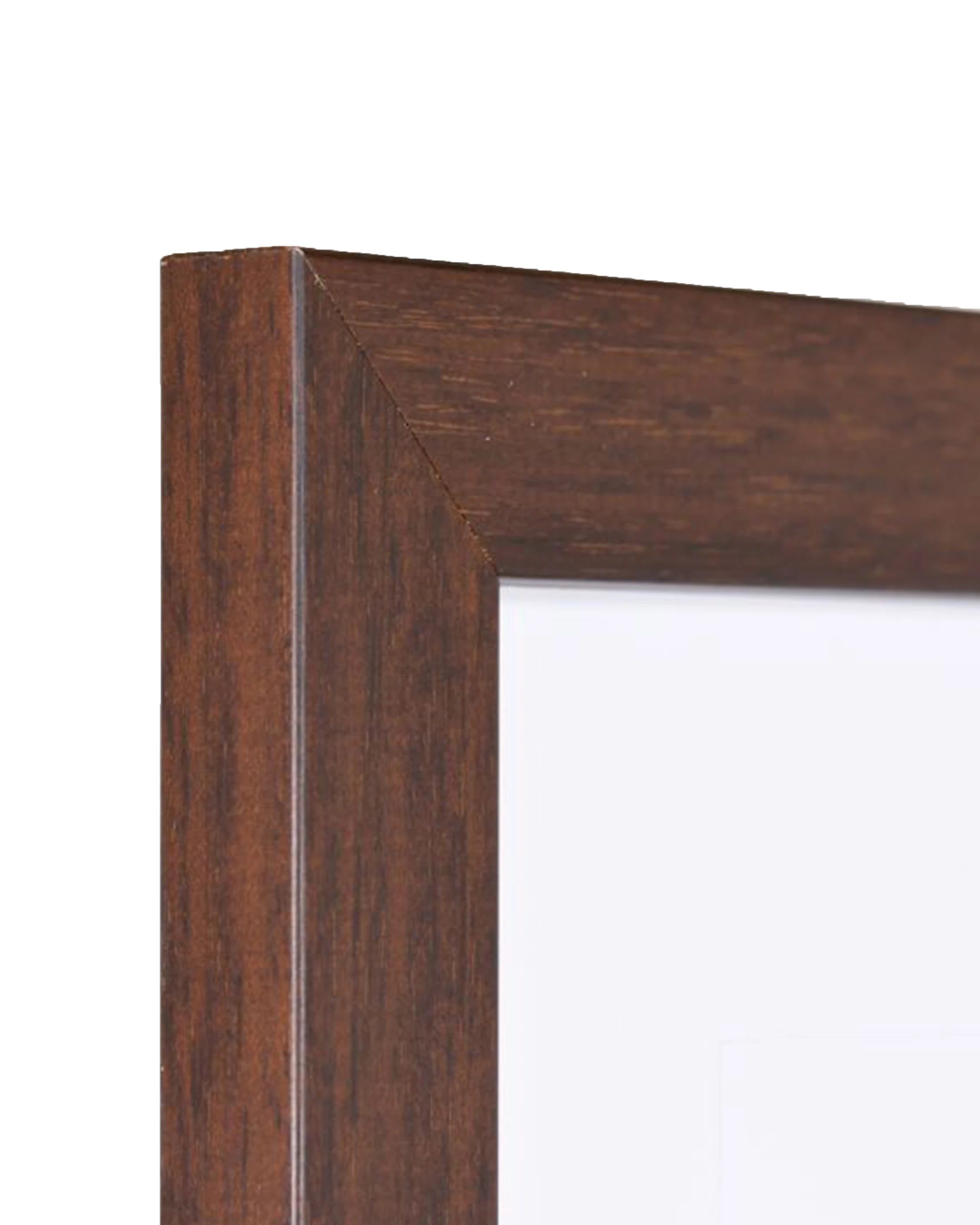 Marco de madera Emma wenge – vista de detalle