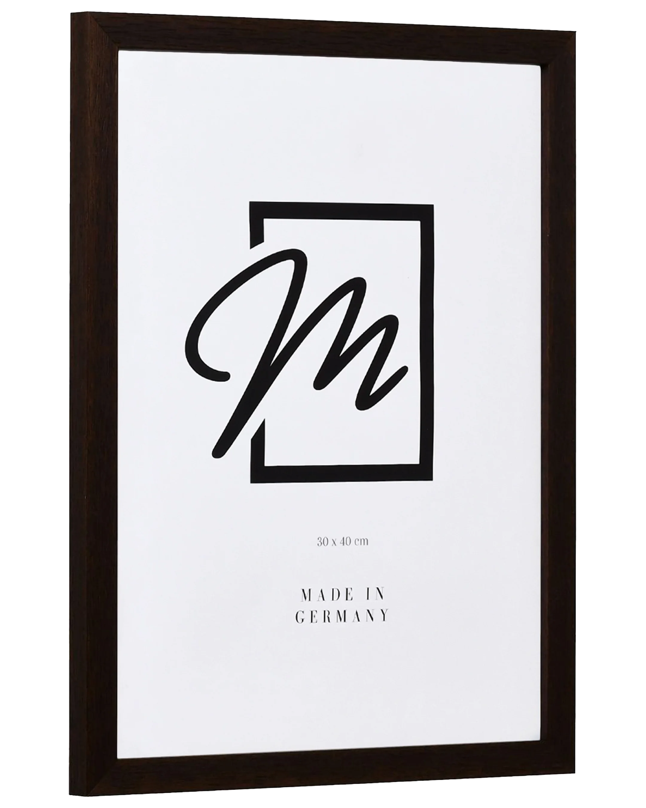 Marco de madera Elva wenge – vista lateral