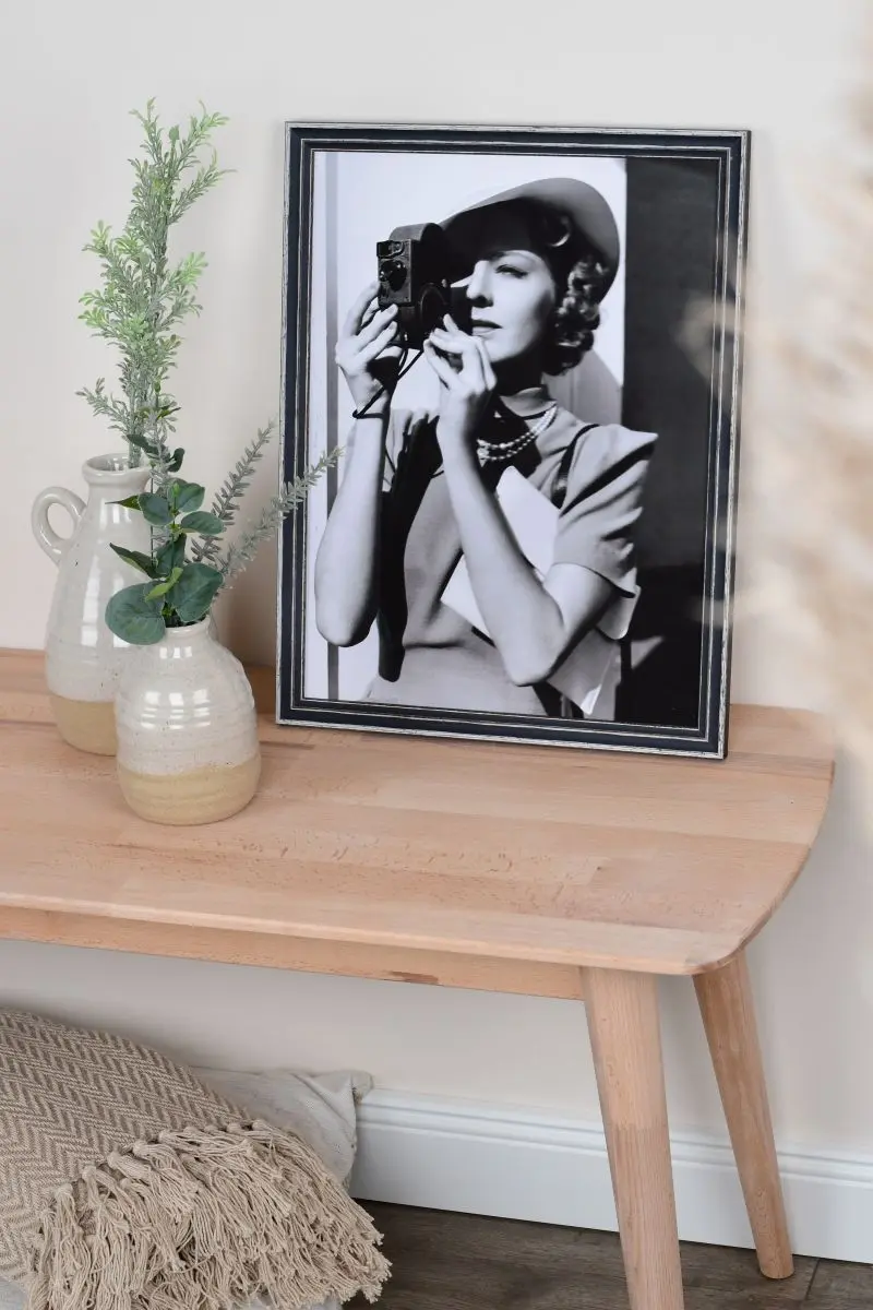 Marco vintage de madera Luise